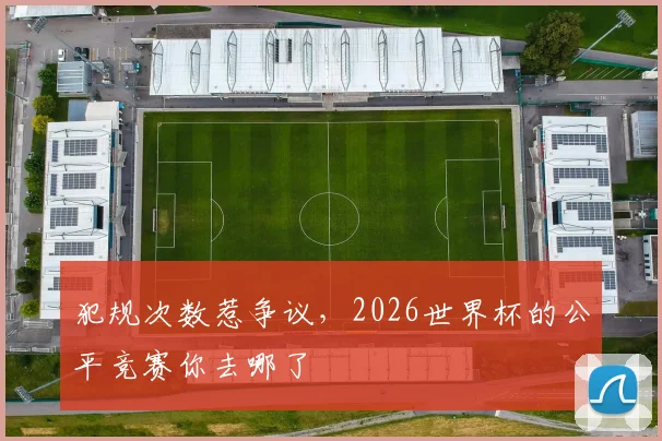 犯规次数惹争议，2026世界杯的公平竞赛你去哪了